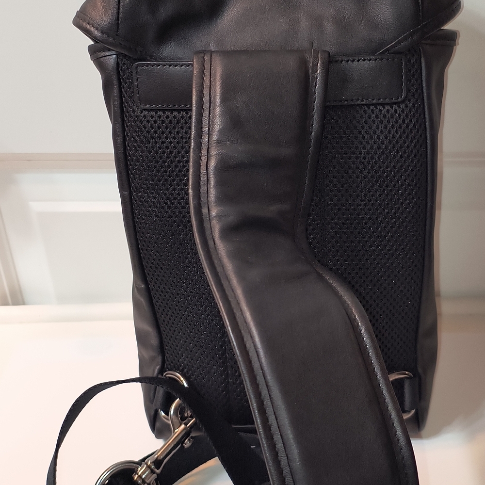 Coach Ranger Mini Pack Backpack – Black Leather - Picture 6 of 11
